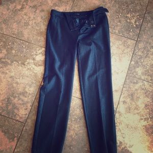 Super cute dress pants that look like dark denim!